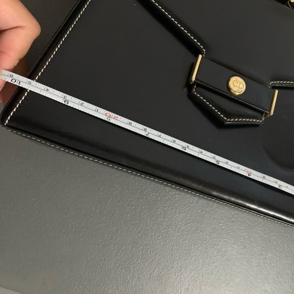 Authentic Christian Dior Black Shoulder Bag - Picture 12 of 13